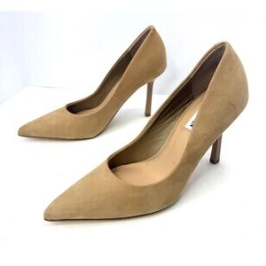 Steve Madden Camel Block Heel Pumps